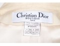 Christian Dior Boutique Elegant Ivory Blazer, Size 12, Please See Conditions