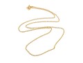 18k Yellow Gold Classic Cable Link Style Chain