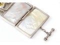 Starborn Sterling Silver Breathtaking Wide Mother-Of-Pearl And Citrine Panel Bracelet