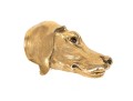 Christopher Ross Appealing Vintage Dog Head Belt Buckle, 1986