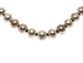 Effortless Sterling Graduated Strung Beaded Necklace