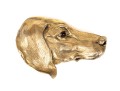 Christopher Ross Appealing Vintage Dog Head Belt Buckle, 1986
