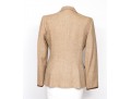 Ralph Lauren Purple Label Tan Tweed Blazer, Size 12