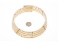 Pearl And 14K Four Stranded Collar Necklace