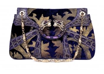 Louis Vuitton Purple Handbag for Sale in Online Auctions