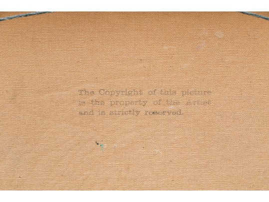 Dennis Ainsley (American, 1880-1952), Oil On Canvas, “Breton Village”