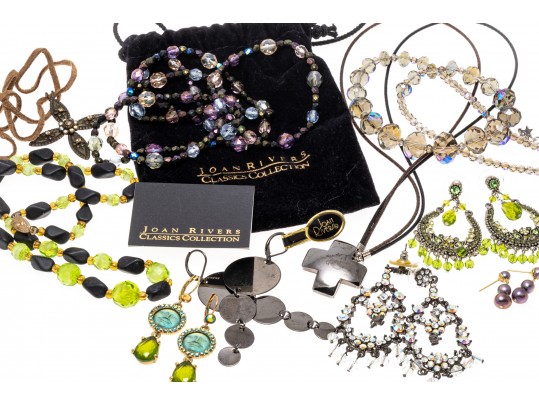 Lot Of Assorted Beaded Or Corded Costume Jewelry