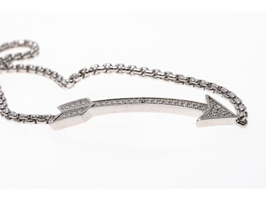 Slender Arrow Charm Bracelet
