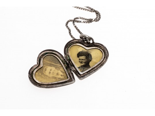 Three Sterling Heart Pendant Necklaes