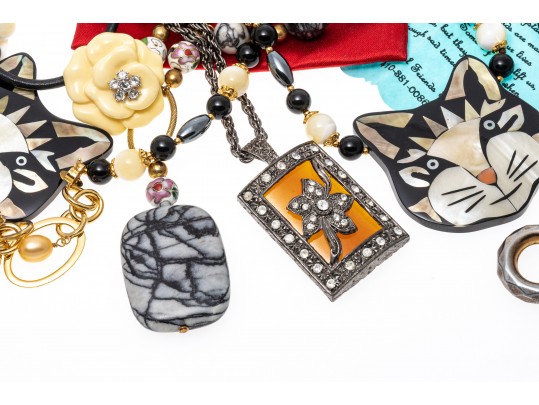 Large Lot Of Costume Jewelry Pieces