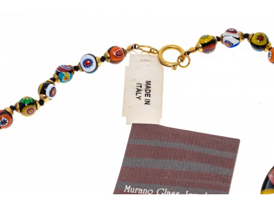 Lot Of Assorted Murano Glass And Beaded Costume Jewelry