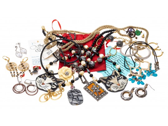 Large Lot Of Costume Jewelry Pieces