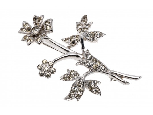 Christian Dior By Kramer Foral Bouquet Brooch
