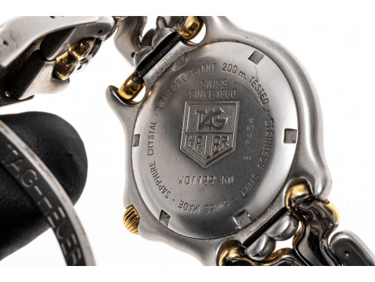 Tag Heuer Iconic Two Tone 38mm SEL Watch, White Dial With A Bracelet