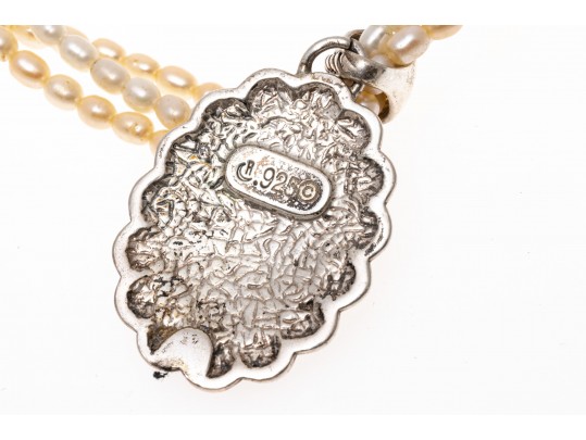 Collection Of Sterling And Pearl Jewelry