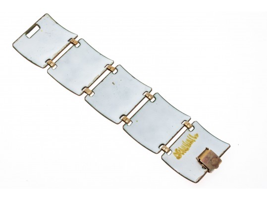 Kay Denning Wide Link Fashionable Bracelet