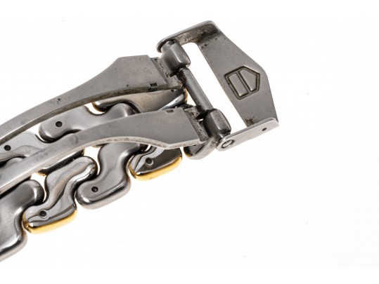 Tag Heuer Iconic Two Tone 38mm SEL Watch, White Dial With A Bracelet