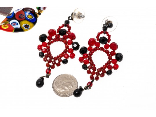 Lot Of Assorted Murano Glass And Beaded Costume Jewelry