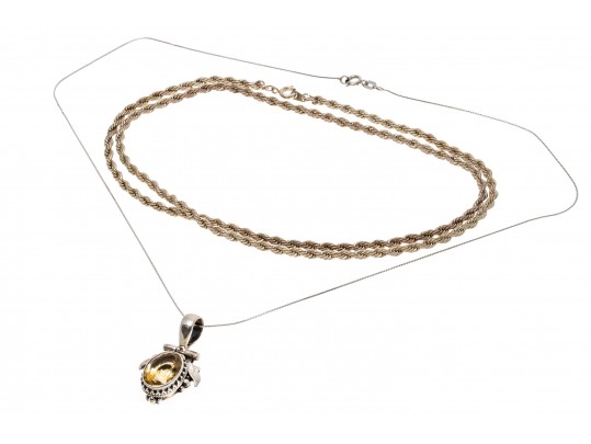 Sterling And Fashion Necklaces