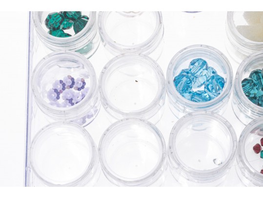 Collection Of Faceted Costume Beads