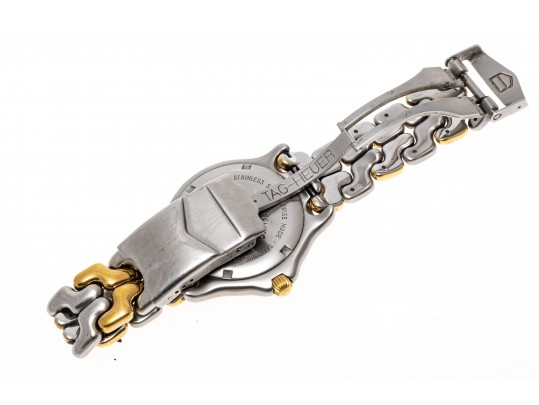 Tag Heuer Iconic Two Tone 38mm SEL Watch, White Dial With A Bracelet