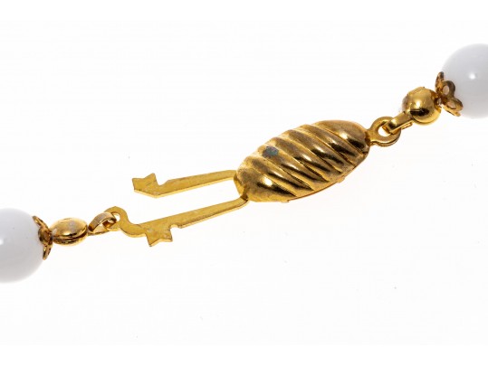 Lot Of Assorted Black And White Toned Costume Jewelry, With Mother-of-Pearl