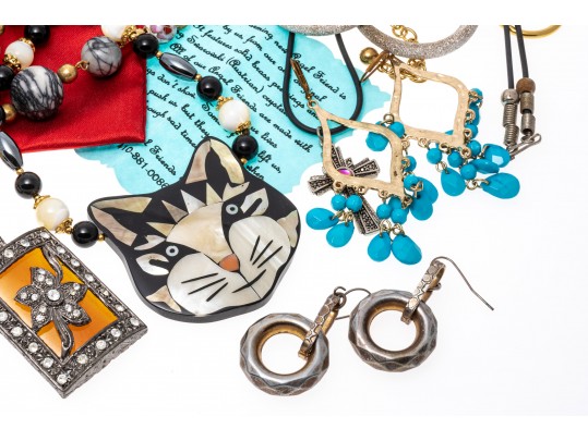 Large Lot Of Costume Jewelry Pieces