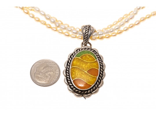 Collection Of Sterling And Pearl Jewelry