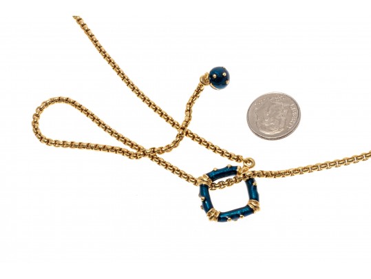 Lot Of Three Assorted Gold Plated Jewelry Pieces, Including A Funky Cat Tile Bracelet