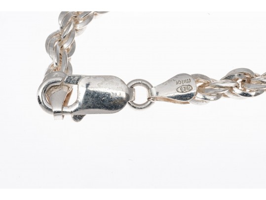 Sterling And Mud Bead Sajen Tribal Necklace