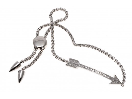 Slender Arrow Charm Bracelet