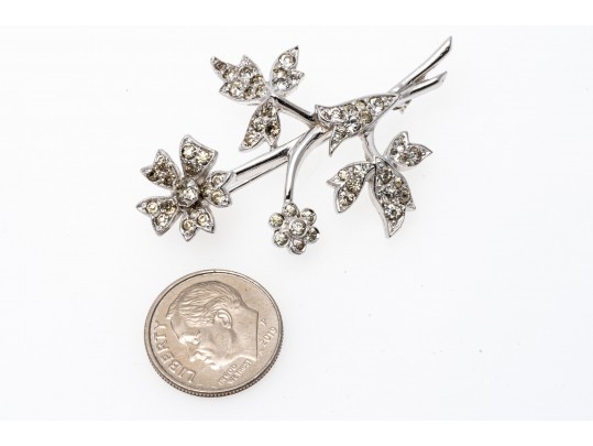 Christian Dior By Kramer Foral Bouquet Brooch