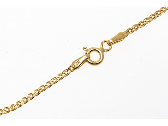 14k Yellow Gold Lovely Amethyst Butterfly Pendant, With Chain