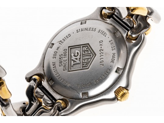 Tag Heuer Iconic Two Tone 38mm SEL Watch, White Dial With A Bracelet