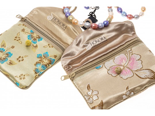 Honora Cultured Freshwater Pearl Necklace And Earring Set, Multi Tones, Boxed