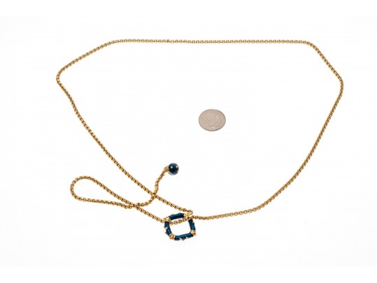 Lot Of Three Assorted Gold Plated Jewelry Pieces, Including A Funky Cat Tile Bracelet