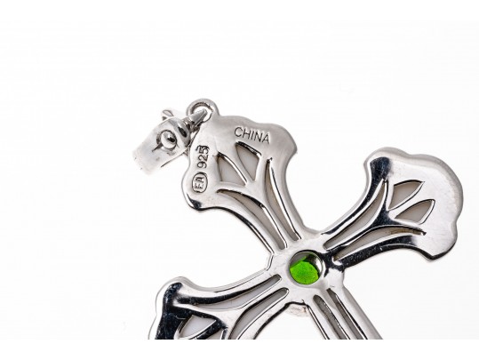 Lot Of Sterling Silver Jewelry With Accent Diamonds