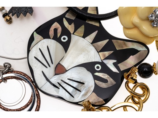 Large Lot Of Costume Jewelry Pieces