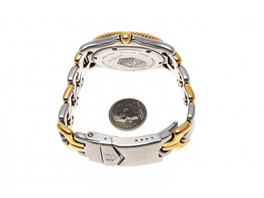 Tag Heuer Iconic Two Tone 38mm SEL Watch, White Dial With A Bracelet