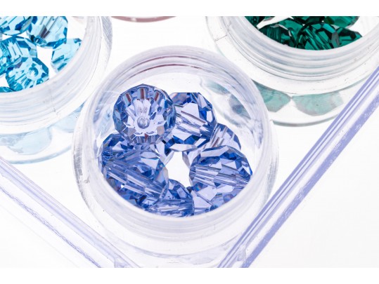 Collection Of Faceted Costume Beads