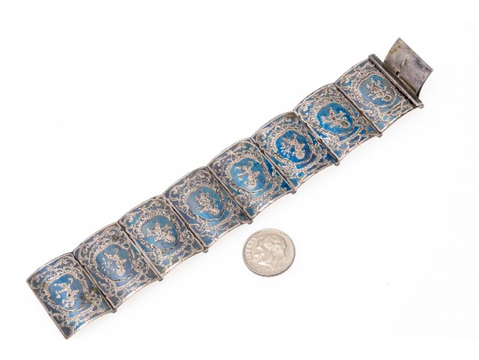 Siam Sterling Link Bracelet, 5 7/8