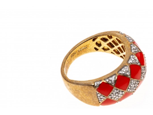 Beaded Fashion Necklaces And Bracelet With Sterling Rings, Sizes 6.5 & 7