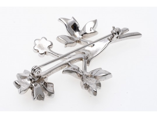 Christian Dior By Kramer Foral Bouquet Brooch