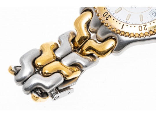 Tag Heuer Iconic Two Tone 38mm SEL Watch, White Dial With A Bracelet