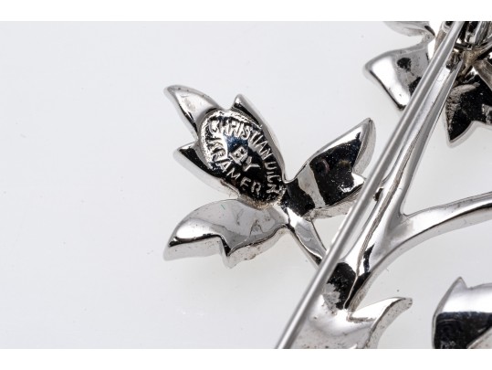 Christian Dior By Kramer Foral Bouquet Brooch