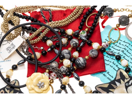 Large Lot Of Costume Jewelry Pieces