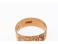 Antique 14K Band Style Ring With Engraved Designs