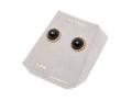 14k Yellow Gold Classic Small Black Onyx Dome Earrings