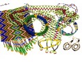 Collection Of Beaded Jewelry And Purse