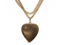14K Diamond Heart Pendant Necklace